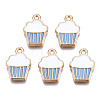 Alloy Enamel Pendants ENAM-S121-127C-1
