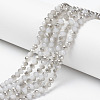 Electroplate Glass Beads Strands EGLA-A034-J10mm-E05-1