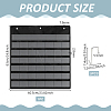 Cloth Monthly Calendar Pocket Chart Wall Hanging Organizer AJEW-WH0880-39-2