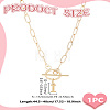 304 Stainless Steel Letter Pendant Necklaces NJEW-LP0001-52I-G-2