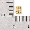 Rack Plating Brass Micro Pave Cubic Zirconia Cabochons KK-F874-04G-B-3