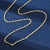 Brass Link Chain Necklaces for Women NJEW-D302-12G-5