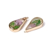 Epoxy Resin Pendants KK-Q082-01KCG-3