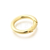 Brass Spring Gate Rings KK-L225-012G-2