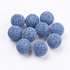 Unwaxed Natural Lava Rock Beads G-I190-14mm-B04-1