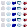 50Pcs 5 Colors Handmade Porcelain Beads PORC-TADJ0001-06A-1