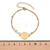 304 Stainless Steel Multi-strand Bracelets SA-CBA7739-02G-4