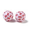 Printed Opaque Acrylic Beads AC-CBA6329-01-2