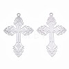 Tarnish Resistant 201 Stainless Steel Filigree Pendants STAS-S118-033P-1