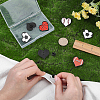 8Pcs 4 Styles Sports Theme Enamel Pins JEWB-FG0001-75-3