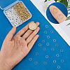 600Pcs 2 Colors 304 Stainless Steel Jump Rings STAS-PH0007-65B-3