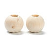 Natural Unfinished Wood Beads WOOD-XCP0001-20A-2