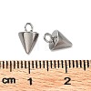 Non-Tarnish 201 Stainless Steel Charms STAS-M323-30P-1-3