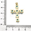 Brass Pave Cubic Zirconia Pendants CU-CBAE7DF-11G-B05-3