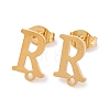 Ion Plating(IP) 304 Stainless Steel Stud Earrings FIND-Q103-01R-G-1