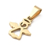 304 Stainless Steel Pendants STAS-B141-05G-2