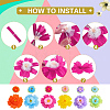 Paper Flower Ball Pendant Decorations DIY-AR0005-36-3