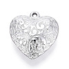 Textured Acrylic Pendants OACR-T030-38B-1