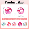 5 Colors Transparent Acrylic Beads MACR-PA0001-03B-02-2