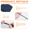 Polyester Braided Lace Trim OCOR-WH0110-14B-3