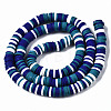 Handmade Polymer Clay Beads Strands CLAY-R089-6mm-138-3