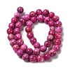 Natural Dyed Jade Beads Strands G-M402-C03-01-4