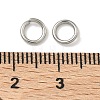 Tarnish Resistant 304 Stainless Steel Open Jump Rings STAS-E067-07-6mm-4