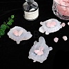 Tortoise Natural Selenite Crystal Ball Holders PW-WG56444-01-4