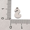 Non-Tarnish 201 Stainless Steel Charms STAS-U016-01P-S-3