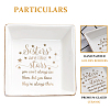 Porcelain Square Jewelry Holder AJEW-CN0001-06D-3