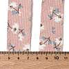 1 Roll Flower Printed Polyester Ribbons FB-XCPE5EC-01-3