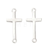 925 Sterling Silver Religion Connector Charms STER-NH0001-83S-1