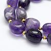 Natural Amethyst Beads Strands G-P322-44-3