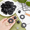 20Pcs Flat Round ABS Plastic Washers FIND-CA00004-79-3