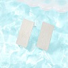 Brass Stud Earrings EJEW-G471-27A-P-1