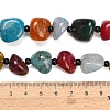 Natural Dragon Veins Agate Beads Strands GG-L001-I01-01G-5