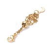 3Pcs 304 Stainless Steel Macrame Pouch Empty Stone Holder Pendant Decorations HJEW-JM04380-01-6