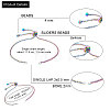 Stainless Steel Slider Bracelet/Bolo Bracelet Making MAK-CJ0002-02-2