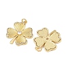 Brass Cubic Zirconia Pendants X-KK-L251-54G-2