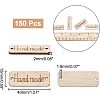 150Pcs Unfinished Wood Connector Charms FIND-HY0001-19-2