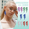 DIY Imitation Leather Lightning Bolt Dangle Earring Making Kits DIY-TA0010-70A-8