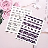 Nail Art Stickers Decals MRMJ-R088-47-M-3