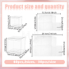 60Pcs 2 Styles Transparent Plastic PVC Box Gift Packaging CON-GO0001-21-2