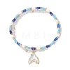 Ocean Alloy Charm Bracelets BJEW-MZ00338-03-3