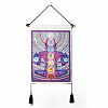 Chakra Cloth Wall Hanging Tapestry HJEW-M003-03C-2