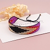 Miyuki Seed Braided Bead Bracelet BJEW-P269-05D-3