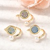 Brass Cuff Open Rings AJEW-H158-06G-1