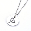 Non-Tarnish 304 Stainless Steel Pendant Necklaces NJEW-E147-04P-3