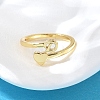 Brass Cuff Rings for Women RJEW-U044-D-3