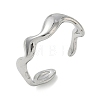 304 Stainless Steel Cuff Open Rings for Women RJEW-L341-07A-P-4